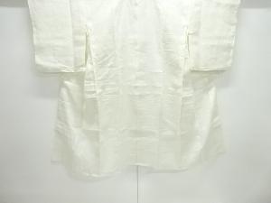 アンティーク　すかし織流水に草花模様夏用長襦袢